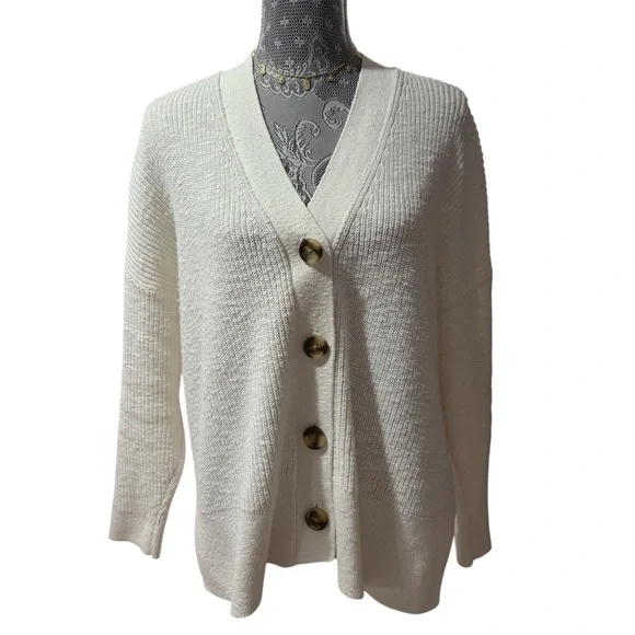 Madewell Cardigan Texture Sweater - Picture 5 of 9